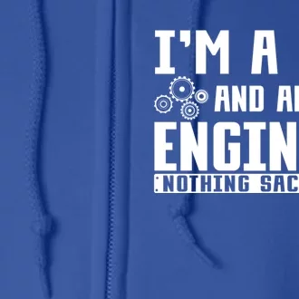 Civil Engineering Dad Fathers Day Mechanical Engineer Gift Full Zip Hoodie