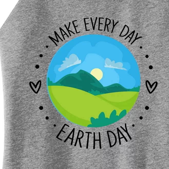 Cute Earth Day Everyday Gift Women’s Perfect Tri Rocker Tank