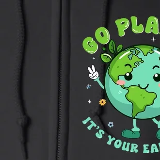 Cute Earth Day For Teachers Save The Planet Full Zip Hoodie