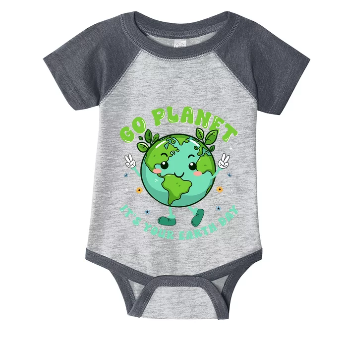 Cute Earth Day For Teachers Save The Planet Infant Baby Jersey Bodysuit