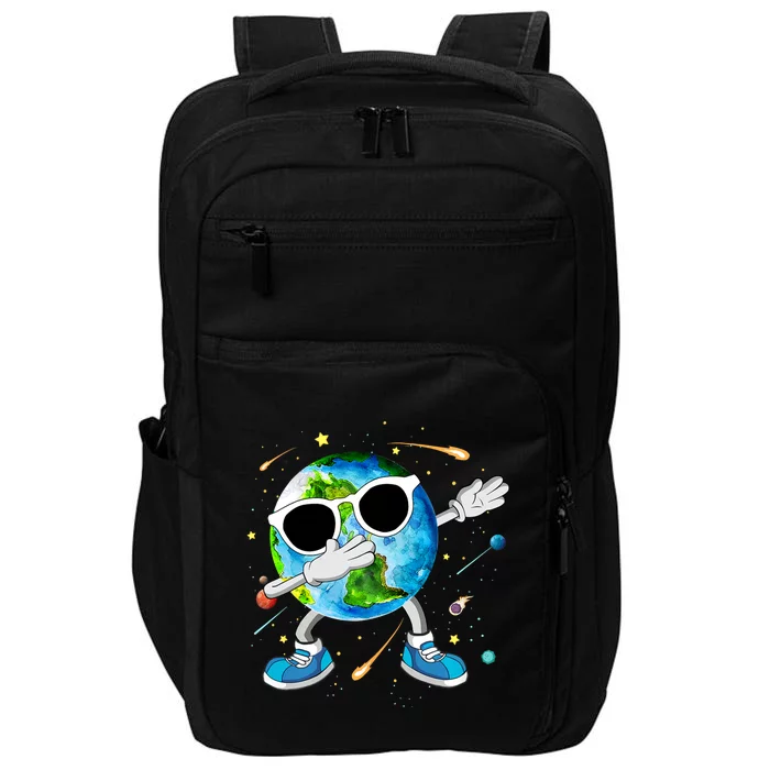 Cute Earth Day 2024 April 22 Earth Day Teacher Funny Dabbing Earth Day Impact Tech Backpack