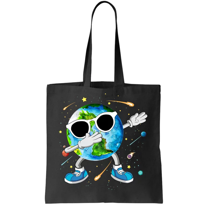 Cute Earth Day 2024 April 22 Earth Day Teacher Funny Dabbing Earth Day Tote Bag