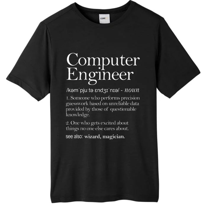 Computer Engineer Definition Apparel Computer Engineering ChromaSoft Performance T-Shirt