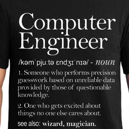 Computer Engineer Definition Apparel Computer Engineering Pajama Set