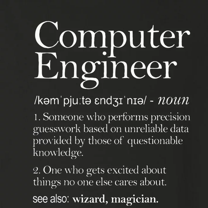 Computer Engineer Definition Apparel Computer Engineering Toddler Long Sleeve Shirt