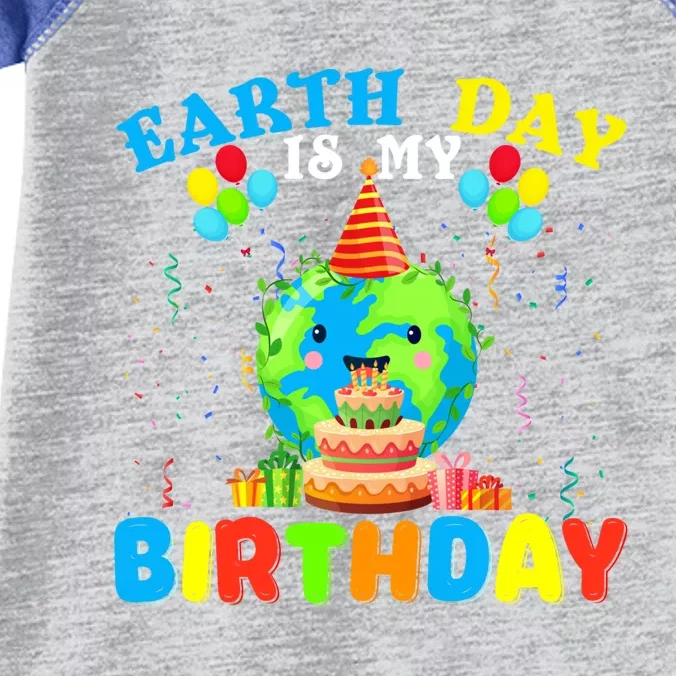 Cute Earth Day Is My Birthday April 22nd Bgiftday Environtal Cute Gift Infant Baby Jersey Bodysuit