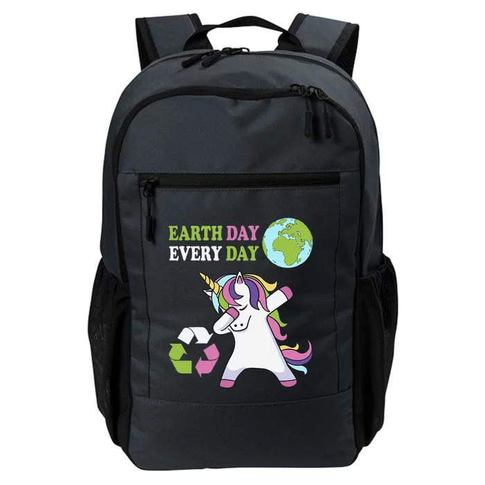 Cute Earth Day Every Day Unicorn Dabbing Unicorns Daily Commute Backpack