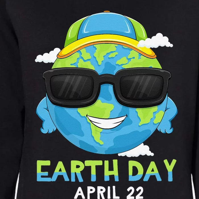 Cute Earth Day Planet Environment Womens California Wash Sweatshirt