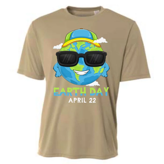 Cute Earth Day Planet Environment Cooling Performance Crew T-Shirt