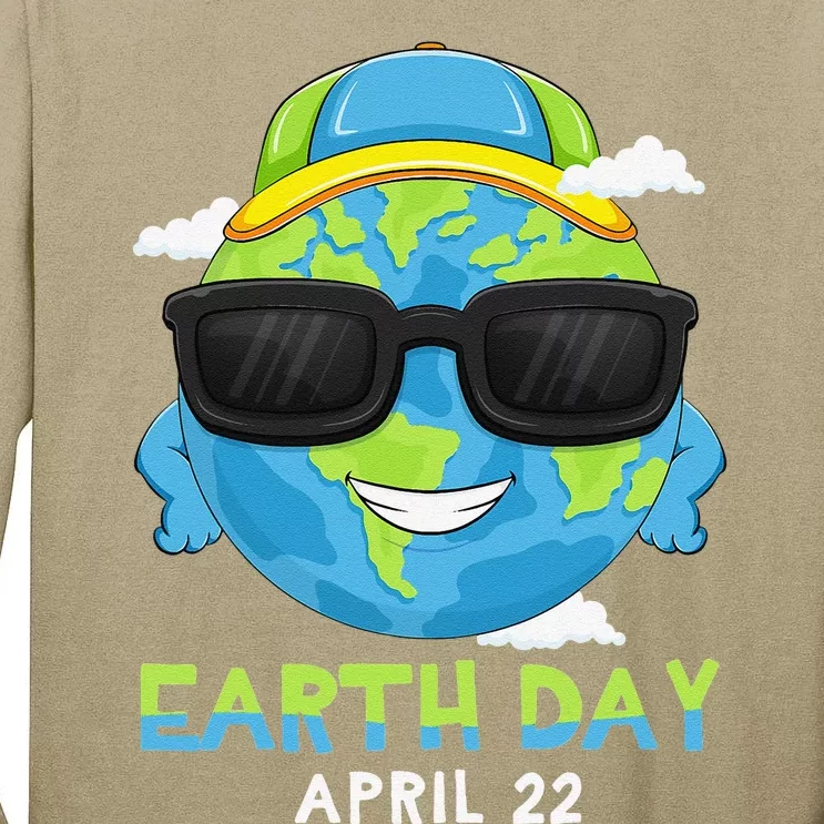 Cute Earth Day Planet Environment Tall Long Sleeve T-Shirt