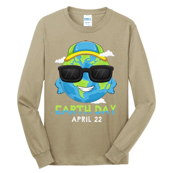 Cute Earth Day Planet Environment Tall Long Sleeve T-Shirt