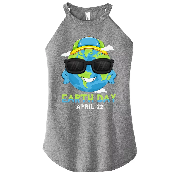 Cute Earth Day Planet Environment Women’s Perfect Tri Rocker Tank