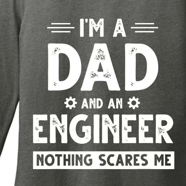 Cute Engineer Dad Men Fathers Day Mechanical Engineering Womens CVC Long Sleeve Shirt