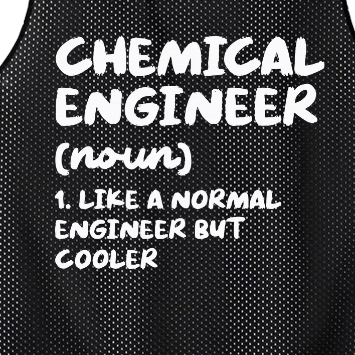 Chemical Engineer Definition Funny Engineering Mesh Reversible Basketball Jersey Tank