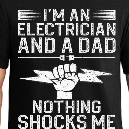 Cool Electrician Design For Dad Professional Electrician Pajama Set