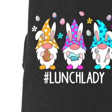 Cute Easter Day Gnome Love Lunch Lady Wo Matching Doggie 3-End Fleece Hoodie