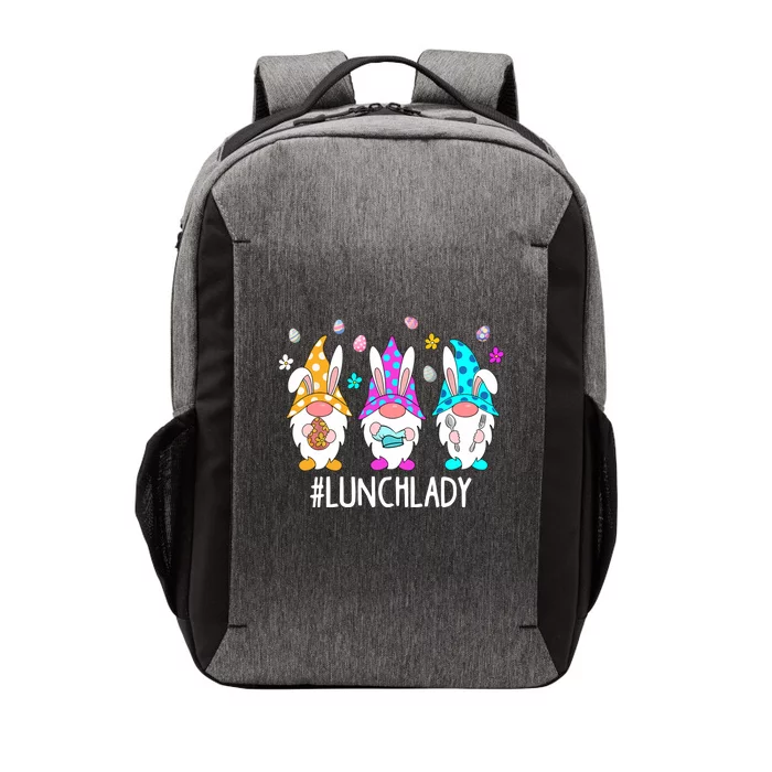 Cute Easter Day Gnome Love Lunch Lady Wo Matching Vector Backpack