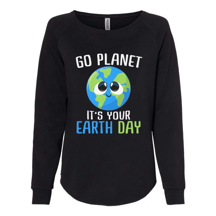 Cute Earth Day Go Planet Earth Day Womens California Wash Sweatshirt