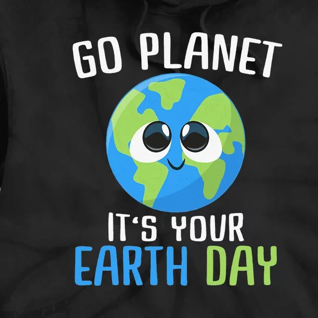 Cute Earth Day Go Planet Earth Day Tie Dye Hoodie