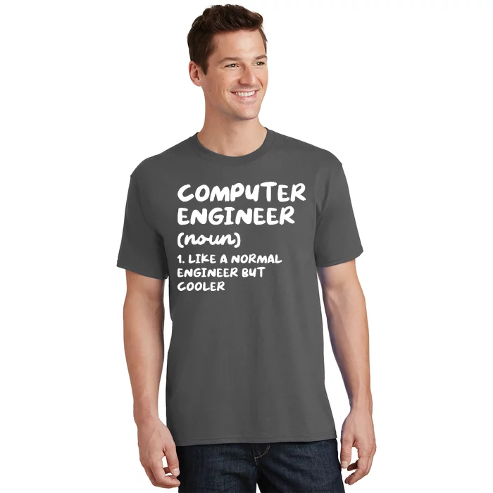 Computer Engineer Definition Funny Engineering T-Shirt