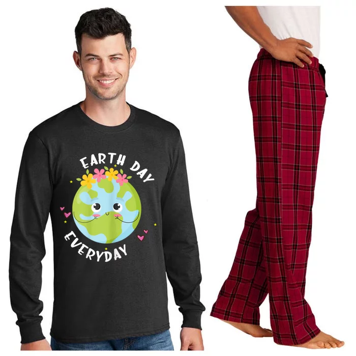 Cute Earth Day Everyday Long Sleeve Pajama Set