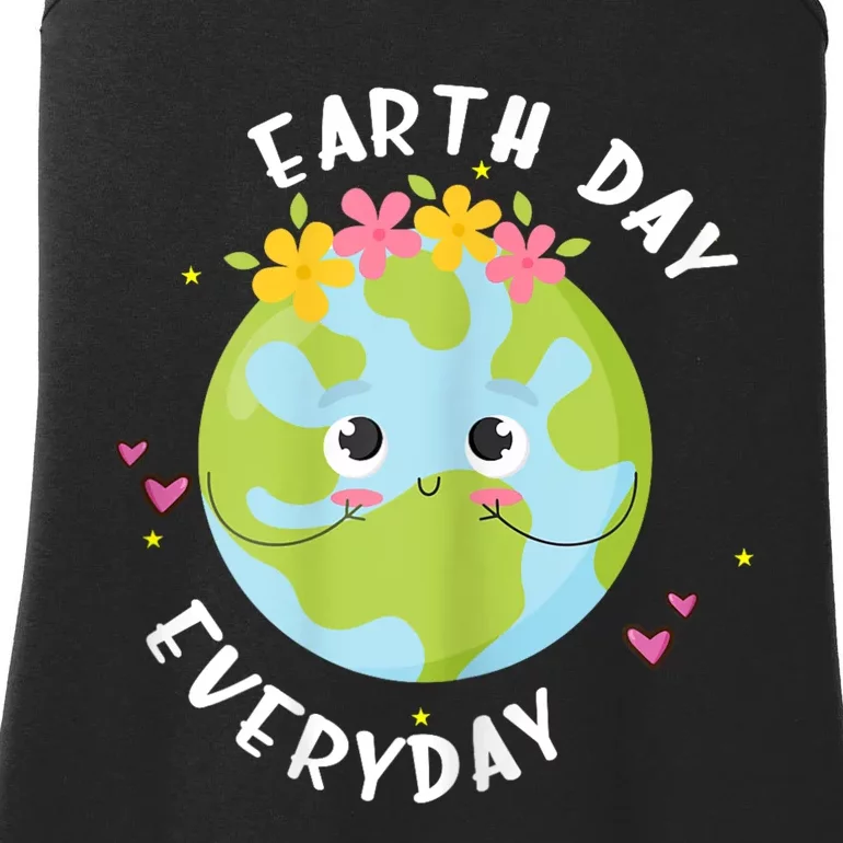 Cute Earth Day Everyday Ladies Essential Tank