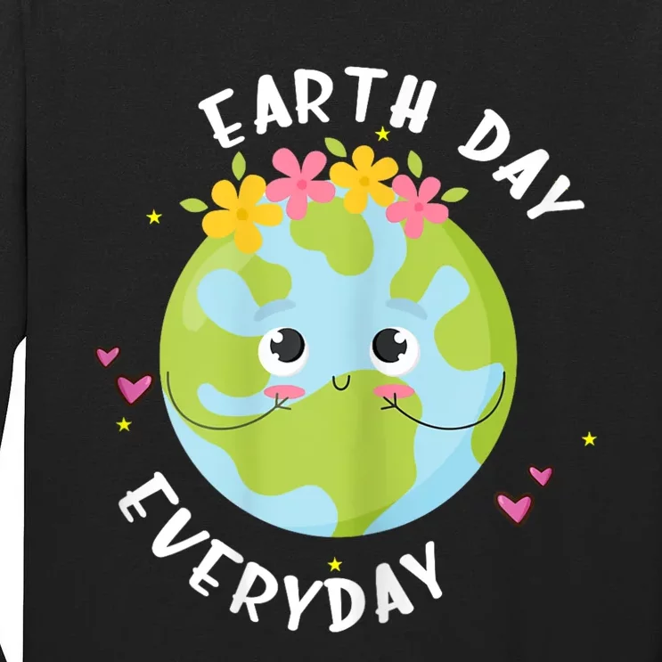 Cute Earth Day Everyday Tall Long Sleeve T-Shirt