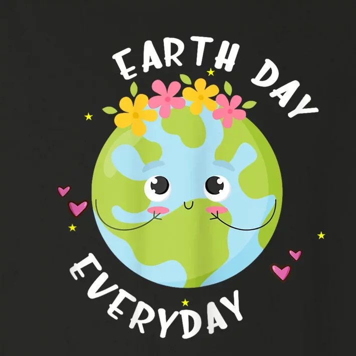 Cute Earth Day Everyday Toddler Long Sleeve Shirt