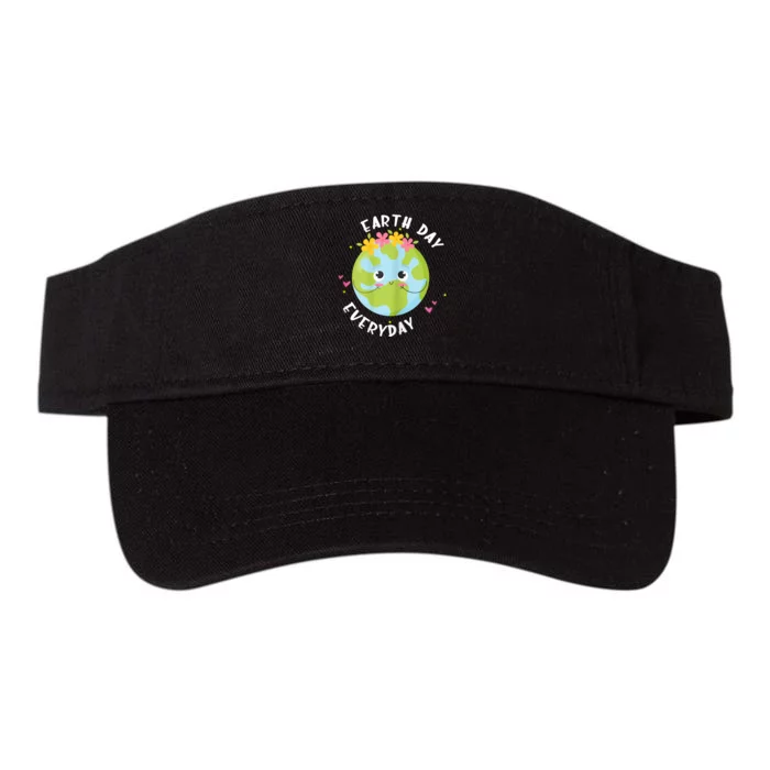 Cute Earth Day Everyday Valucap Bio-Washed Visor