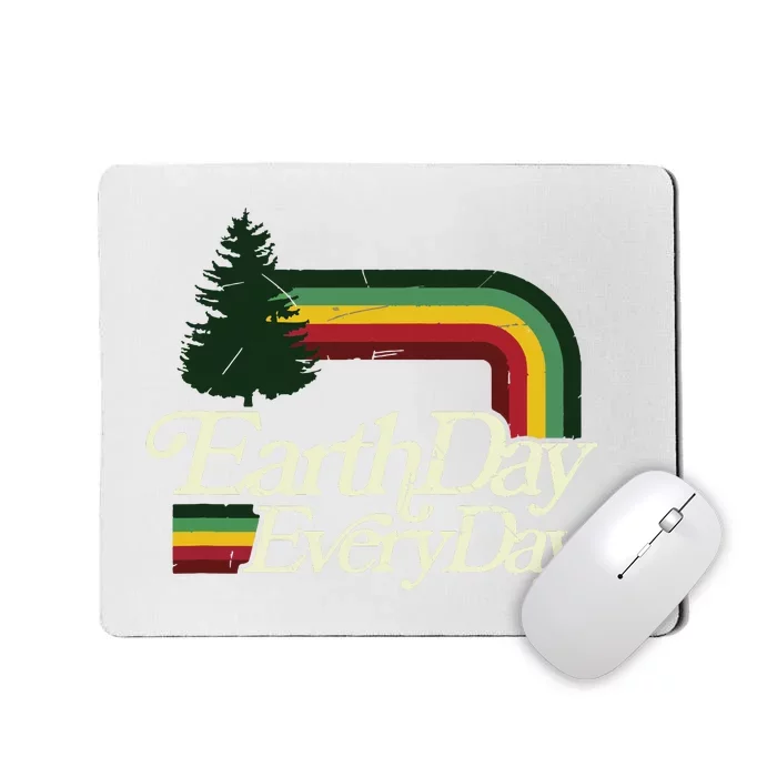 Cute Earth Day Everyday Retro Vintage Mousepad