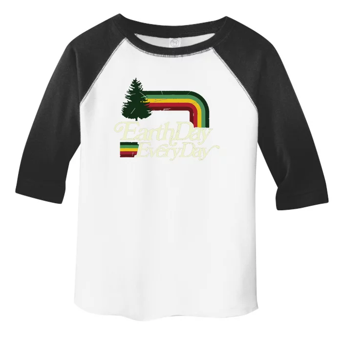 Cute Earth Day Everyday Retro Vintage Toddler Fine Jersey T-Shirt