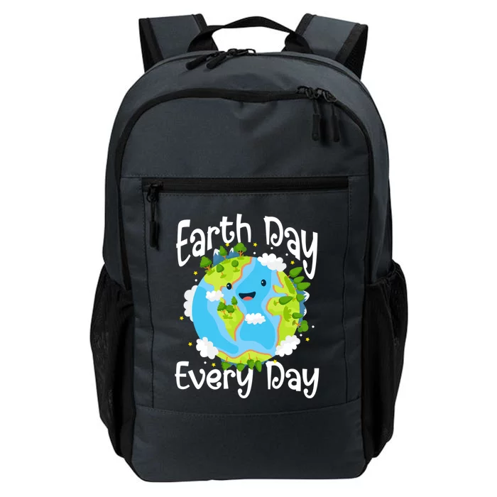 Cute Earth Day Every Day Save Our Planet Green Gift Daily Commute Backpack