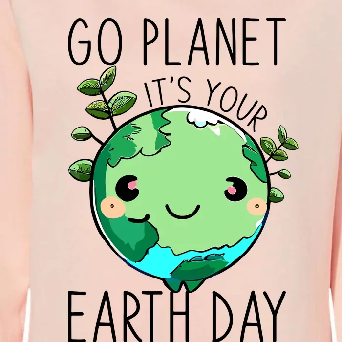 Cute Earth Day Go Planet Earth Day Womens California Wash Sweatshirt