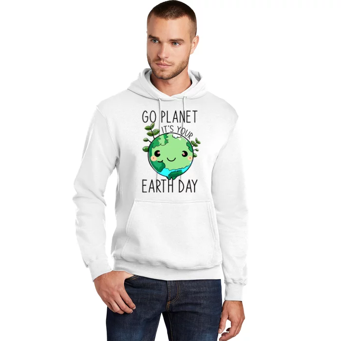 Cute Earth Day Go Planet Earth Day Hoodie