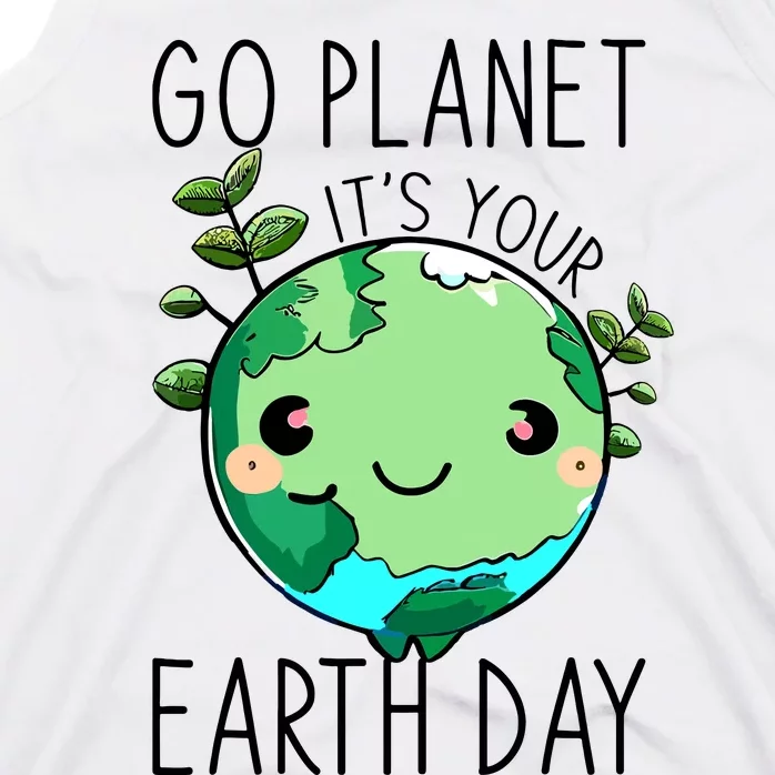 Cute Earth Day Go Planet Earth Day Tank Top