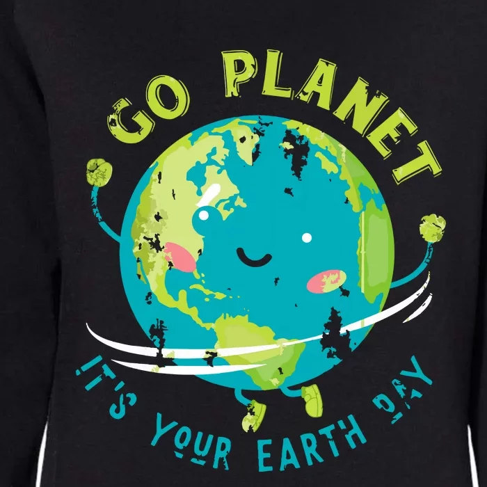 Cute Earth Day Womens California Wash Sweatshirt