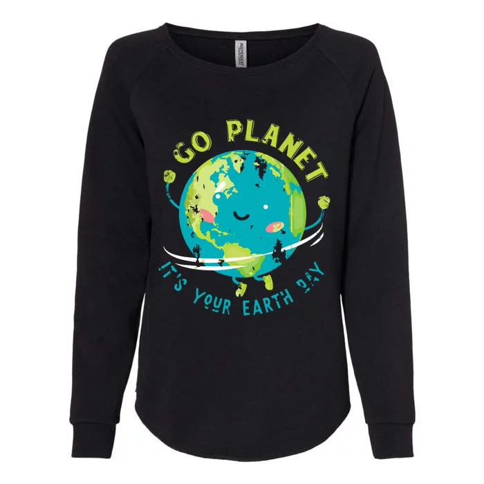 Cute Earth Day Womens California Wash Sweatshirt