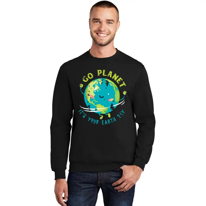 Cute Earth Day Tall Sweatshirt