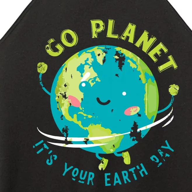 Cute Earth Day Women’s Perfect Tri Rocker Tank