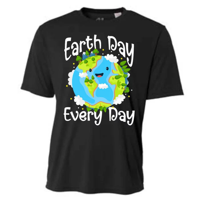 Cute Earth Day Every Day Save Our Planet Green Cooling Performance Crew T-Shirt