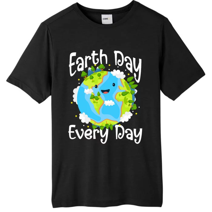 Cute Earth Day Every Day Save Our Planet Green ChromaSoft Performance T-Shirt