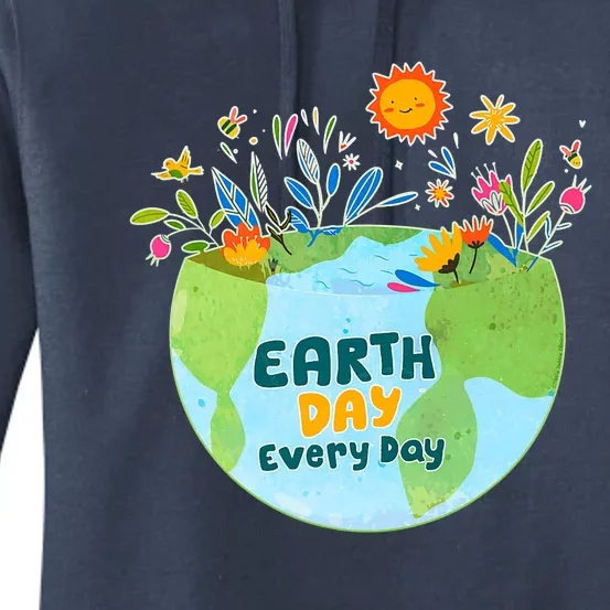 Celebrate Earth Day Every Day Earth Day Women's Pullover Hoodie