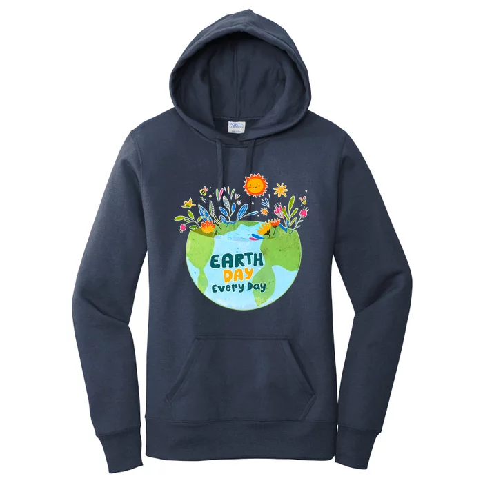 Celebrate Earth Day Every Day Earth Day Women's Pullover Hoodie