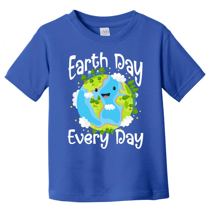 Cute Earth Day Every Day Save Our Planet Green Gift Toddler T-Shirt