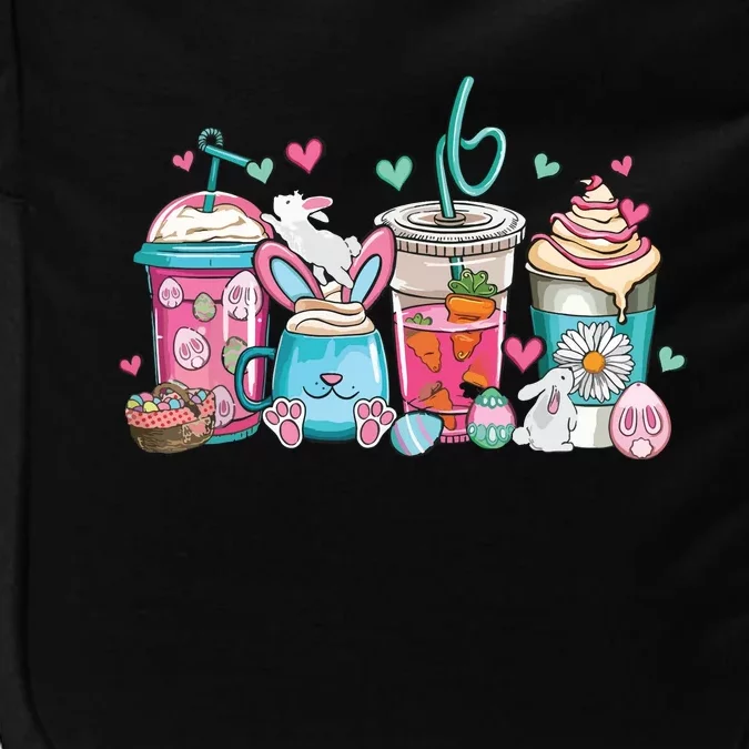 Cute Easter Day Easter Coffee Lover Women Girl Impact Tech Backpack