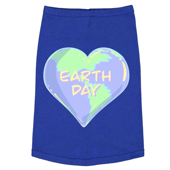 Cute Earth Day World Heart Doggie Tank