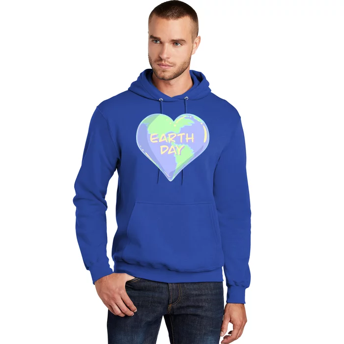 Cute Earth Day World Heart Hoodie