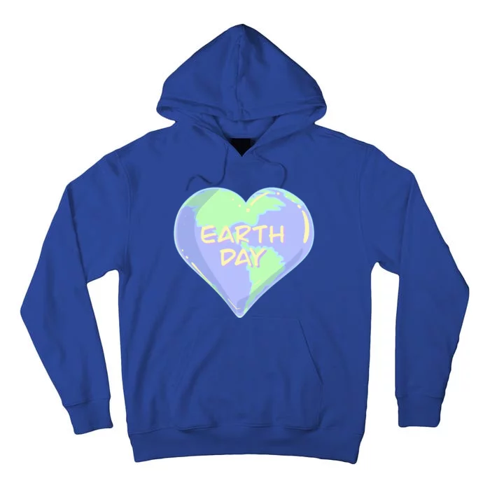 Cute Earth Day World Heart Tall Hoodie