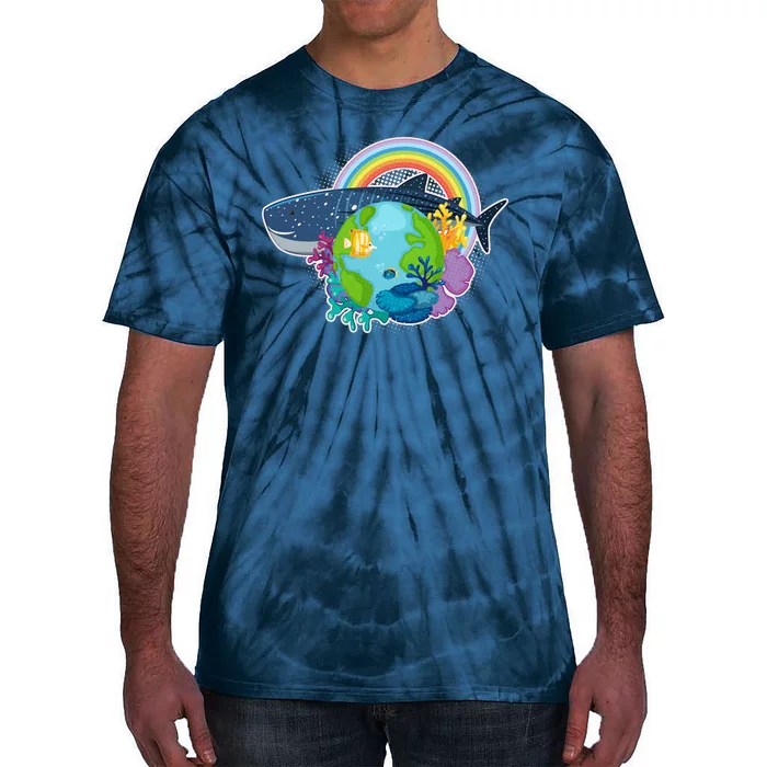 Colorful Earth Day Ocean Sea Life Tie-Dye T-Shirt