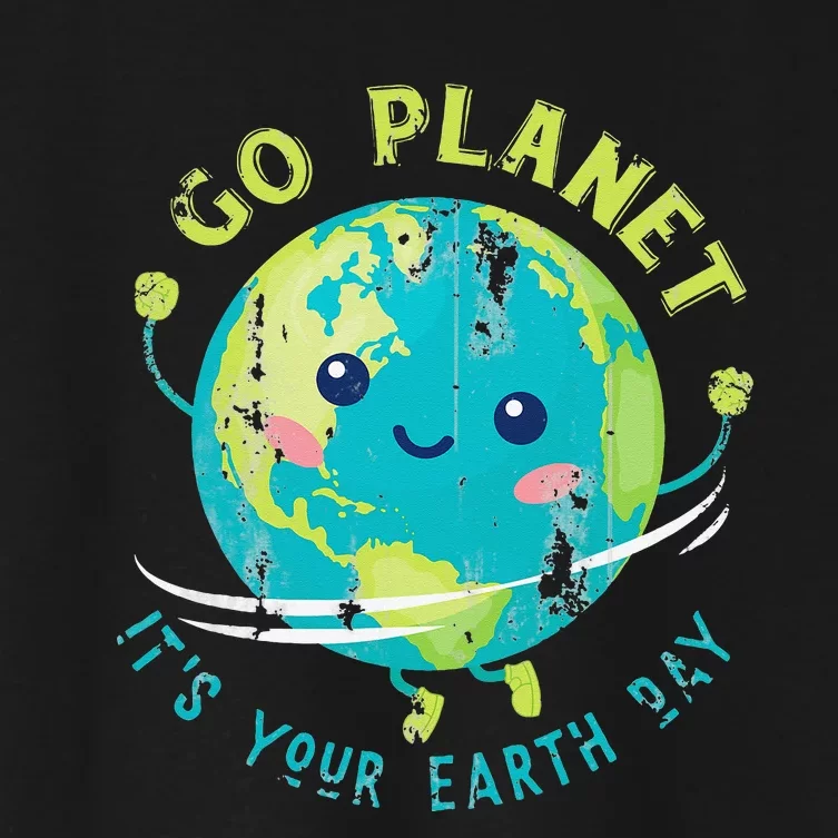 Cute Earth Day Women's Crop Top Tee